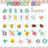 Hello Spring Bulletin Board Flower Bulletin Board Floral Paper Cutouts Floral Bulletin Board Decoration Butterfly Bird Bee Classroom Decor for Kindergarten School Spring Party Supplies(Spring) by Pasimy