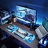 Canjoy Large Gaming Mouse Pad - Fluid Pattern, 31.5x11.8inch Extended Computer Mouse Mat for Gaming, Office, Home