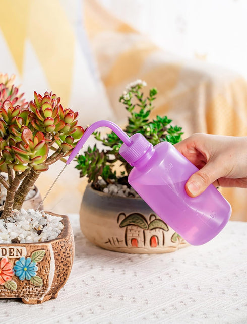 Tattoo Wash Bottle- Melphoe 2Pcs 250ml Water Squirt Bottle Succulent Watering, Safety Rinse Bottle Watering Tools, Economy Plastic Squeeze Washing Bottle for Medical Lab, Tattoo Supplies, Irrigation by Melphoe