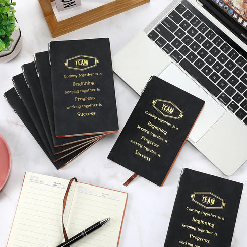 Colarr 20 Sets Employee Appreciation Gifts, A6 PU Leather Journal with Motivational Pens for Office