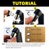 1/4" Grommet Accessory for Grommet Tool, includes 200 Pcs 6mm Grommet and 6mm Die Heads