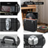 Hododou Vinyl Record Storage Case LP Album Collection Display Box Water Resistant Vinyl Record Organizer Storage Holds