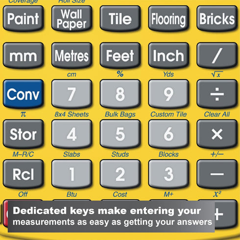 Calculated Industries 8528 Metric Do-It-Yourself Small Calculator