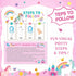 EUUBIRD 10 280 Unicorn Potty Training Chart for Toddlers, Potty Training Sticker Charts with Reward Stickers, Potty