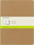 Moleskine Cahier Journal, Soft Cover, XL (7.5" x 9.5"), Plain/Blank, Kraft Brown, 120 Pages, Set of 3