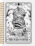 The Iced Coffee Tarot Journal Notebook - Gothic Skeleton Spiral Notebook, Coffee Lover Gifts, 5.5" x 8.3"