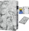 Server Books for Waitress - Marble Texture Leather Wallet with Zipper Pocket, Cute Organizer with Money Pocket