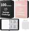 Money Saving Challenge Binder with 100 Envelopes, Laminated Tracker, Cash Envelopes, Save $5,050
