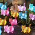GardenDcor-14ft 40LED Outdoor Cat Solar Lights for Outside Waterproof Solar Fairy Lights for Balcony Doorway Yard Patio