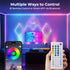 ANDOHAI 50FT IP67 LED Neon Rope Lights, Flexible Led Rope Lights Control with App/Remote, Outdoor RGB Color Changing