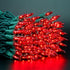 YULETIME 200 Red Christmas Lights, 2 Sets of 33 Feet 100 Count UL Certified String Lights (Red - Green Wire)