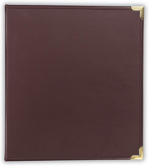 Samsill Classic Collection Executive Presentation 3 Ring Binder, Half Inch, Burgundy, Holds 100 Sheets