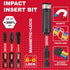 Anti-slip Hex Impact Magnetic Screwdriver Bits Set, 40 Pack 1/4 Inch Hex Shank Phillips Cross Bits with Impact Bit