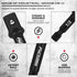 9-Piece Impact Socket Adapter Set, 1/4" 3/8" 1/2" Driver Socket Adapter, Magnetic Screwdriver Bit Holder