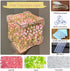Gutsyluv 30 2-in-1,USB Flowers DIY Tulip Cube Mirror Lamp,Tulip Flower Table Lamp & Mirror Tulip Mirror Night Lights