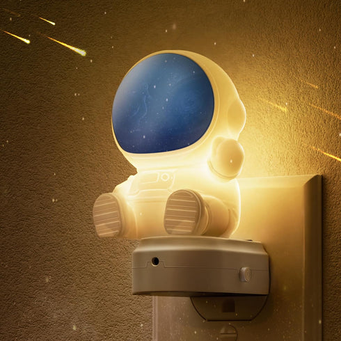 L LOHAS LED Night Light for Kids, 3D Space Night Light Plug