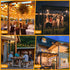 36FT 13 S14 Bulbs(1 2700K Dimmable GvvooHome LED Outdoor String Lights Patio Lights with Shatterproof Replaceable