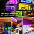 200ft (2 100ft), 24V DAYBETTER LED Strip Lights Rolls of Color Changing Lights Strip for Bedroom, Desk, Indoor, Room