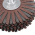 uxcell Abrasive Cloth Flap Wheel Sanding Star Set, 1/4-Inch Shank 80 Grit & 120 Grit for Woodworking