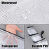 EOOUT 20pcs Mesh Zipper Pouch, 8 Sizes Waterproof Zipper Bags for Travel Storage, School Supplies, Home Organize