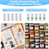HuiJuKeJi 10 Rolls Thermal Inkless Printing Paper for Mini Sticker Receipt Printer Portable Bluetooth Pocket Printer, Including 5 rolls of adhesive thermal Paper for Photo Journal Notes Memo-57x25mm by HuiJuKeJi