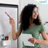 YES4QUALITY Magnetic Pen Holder - Strong Magnetic Back & 2 Compartments for Dry Erase Marker, Whiteboard, Fridge