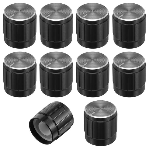 Bruislard 10Pcs Floor Lamp Knob Table Lamp Switch Replacement, 6mm Rotary Switch Knob,