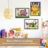 PUJIANG 11" 17" 6Pack) x Self-Adhesive Magnetic Display Frame, Double Sided Window Magnetic Sign Holder with Clear PVC