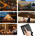 Bulbs IP65 Dimmable Kawaya Outdoor String Lights, LED Patio Light, Shatterproof Edison Globe - Waterproof Hanging Light