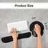 Xaajooio 8 Set, Pcs Ergonomic Mouse Pad and Keyboard Wrist Rest Memory Foam Support for Comfortable Typing, Black