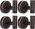 Robe Towel Hooks, Stainless Steel Heavy Duty Wall Hook for Bathroom, Bedroom, Kitchen, 4 Packs (Oil Rubbed Bronze)