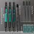 Mr. Pen- Metal Mechanical Pencils Set with Lead and Eraser Refills, 3 Pack, 1.3 mm Mechanical Pencil Metal, Metal Mechanical Pencil for Sketching, Drawing Mechanical Pencils, 1.3mm Mechanical Pencils by Mr. Pen