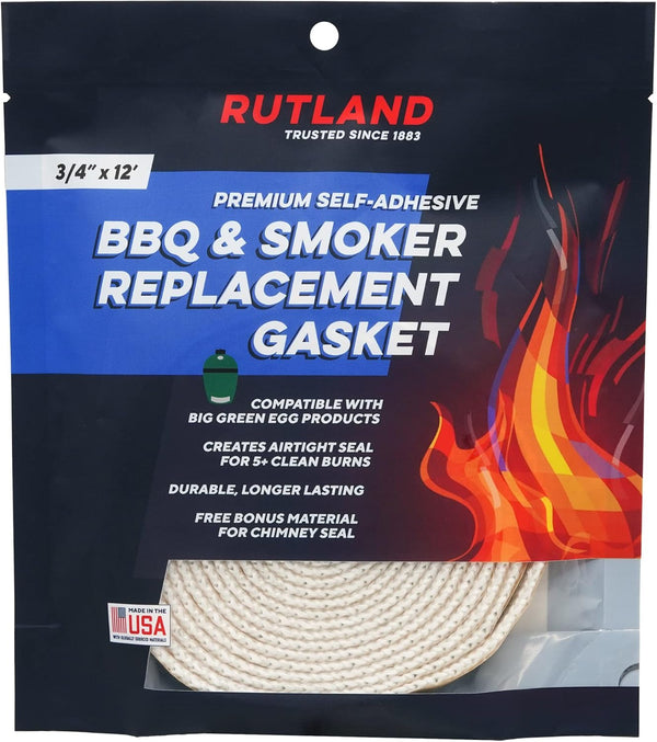 Rutland 99N12 Big Green Egg Replacement Gasket, High Temperature Clean Burn Gasket