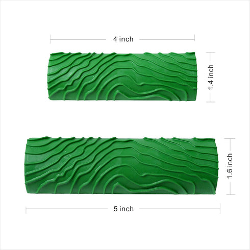 Wood Graining Painting Tool, Rubber Empaistic Tool for Household Wall Art Paint