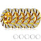 5pcs Turbo Diamond Grinding Cup Wheel, 4 Inch-12 Segs Heavy Duty Concrete Stone Ceramic for Angle Grinder (Yellow)