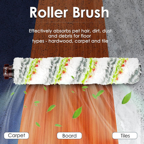 (2 Pieces) Multi-Surface Pet Pro Brush Rolls for Bissell CrossWave 1785 Series and CrossWave Pet Pro 2306A Vacuum