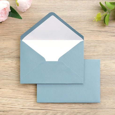 PONATIA 50PCS/Pack A4 Envelopes for Weddings Invitations, Birthday Party Cards, Gift Cards (Dusty Blue, A4)