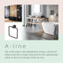 Gatco 5652MX A-Line Towel Ring, Matte Black Finish