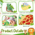Sepamoon 35 Pcs Happy Birthday Posters, Safari Jungle Animals Bulletin Board Set for Classroom Birthday Decoration