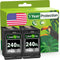 Limeink 2 Remanufactured Ink Cartridge Replacement for Canon 240XL Black Ink for Canon PG-240XL for Canon MG3600 Ink