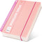 Yoment Hardcover Spiral Notebook, 300 Pages, College Ruled, 7" X 10", Large Spiral Lined Journals for Work, Pink