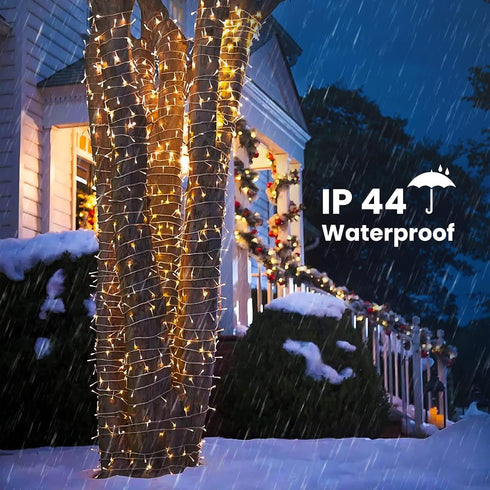 175Ft 500 8 Christmas Lights Outdoor, LED Christmas String Lights with Modes, Timer, Waterproof Fairy Twinkle Light
