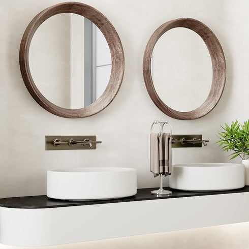Countertops 2 Rings?17" BGL Fingertip Towel Holder Stand Hand Towel Ring for Bathroom or Kitchen Vanity to Store Hand
