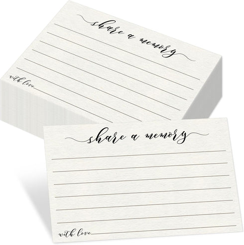 Vantasii 55 PCS Share A Memory Cards, Memory Card Keepsakes for Celebration
