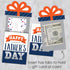 Set 8 Big Dot of Happiness Happy Father's Day - We Love Dad Party Money and Gift Card Sleeves - Nifty Gifty Card