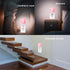 Oeaskly 0.5W Cherry Blossoms Night Light,Spring Flower Night Lights Plug into Wall with Dusk to Dawn Light Sensors Dim