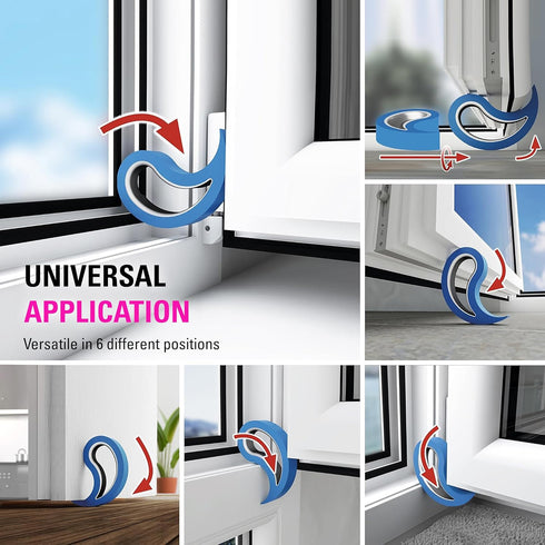 Stoppy Multi-Functional Door and Window Stopper, Convenient Wedge, Home and Office Accessory, 12 Pack