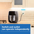 15A 120V/125V LCS1-1PTR-LASWP, LIDER Matte Finish Lighted Combination Decorator Switch and Tamper-Resistant Receptacle