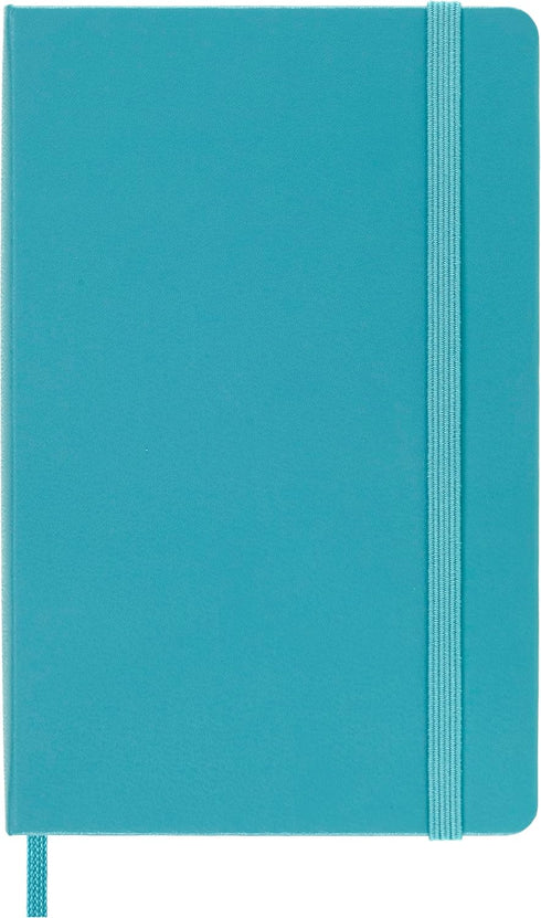 Moleskine Classic Notebook, Pocket, Ruled, Blue Reef, Hard Cover, 3.5 x 5.5