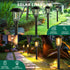 Outdoor,12 Pack ILANCK Solar Pathway Lights Solar Lights Outdoor Waterproof, Warm White Auto On/Off LED Solar Powered